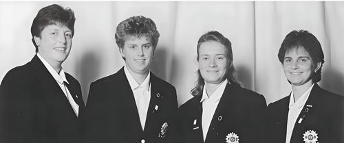 Captain Mary McKenna, Joanne Hockley, Catriona Lambert, Joanne Morley